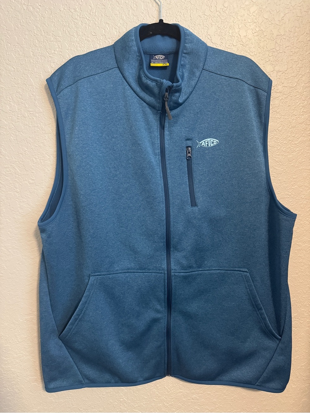 AFTCO Men’s Full-Zip Fleece Performance Vest